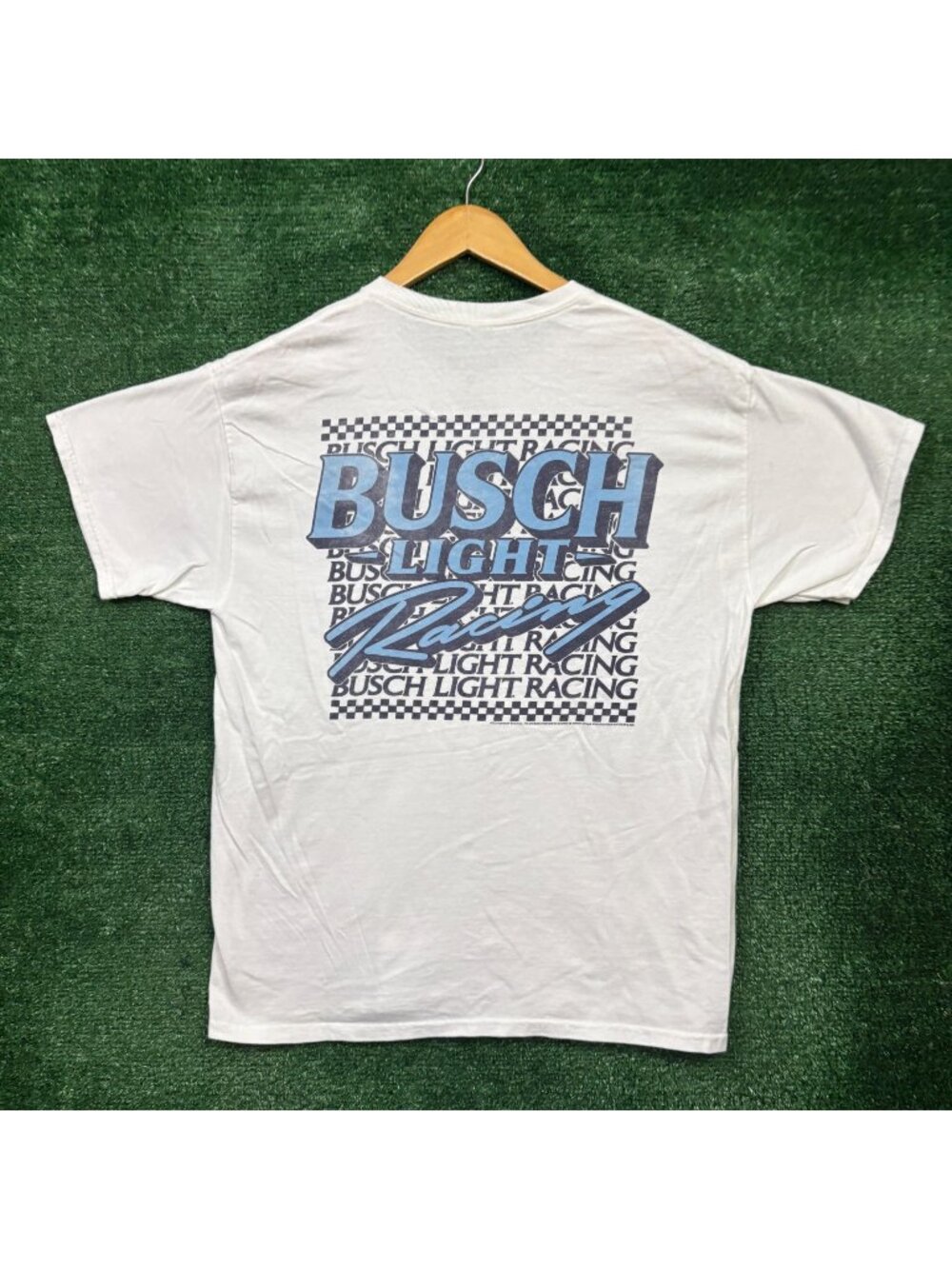 Busch Light Beer Busch Light Racing T-Shirt Size Medium